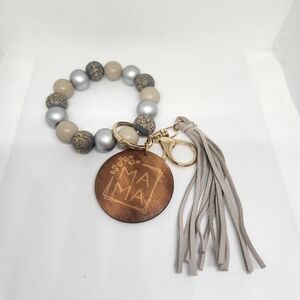 MAMA wristlet with key clip